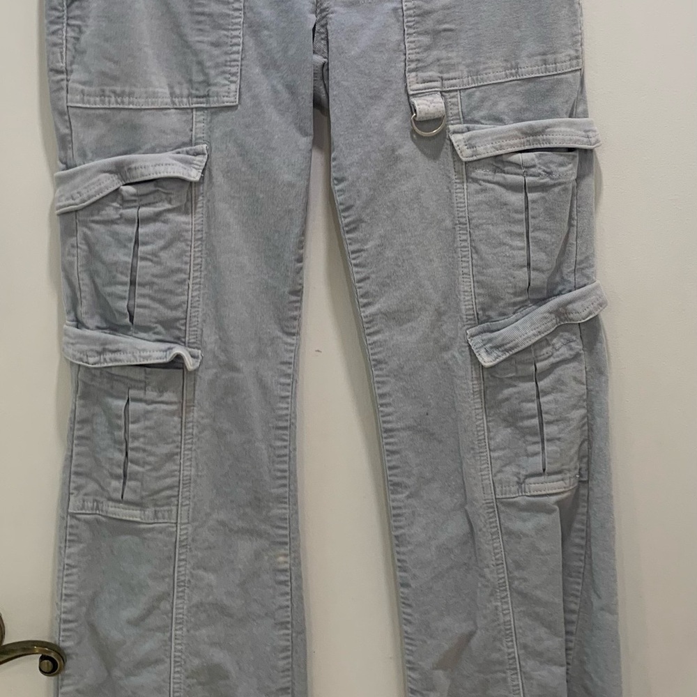 4/$15 PacSun Light Blue Flare Cargo Jeans - Picture 8 of 8